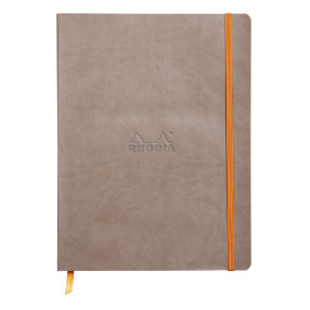 Rhodia Softcover Notebook - Large - Taupe - Dotted